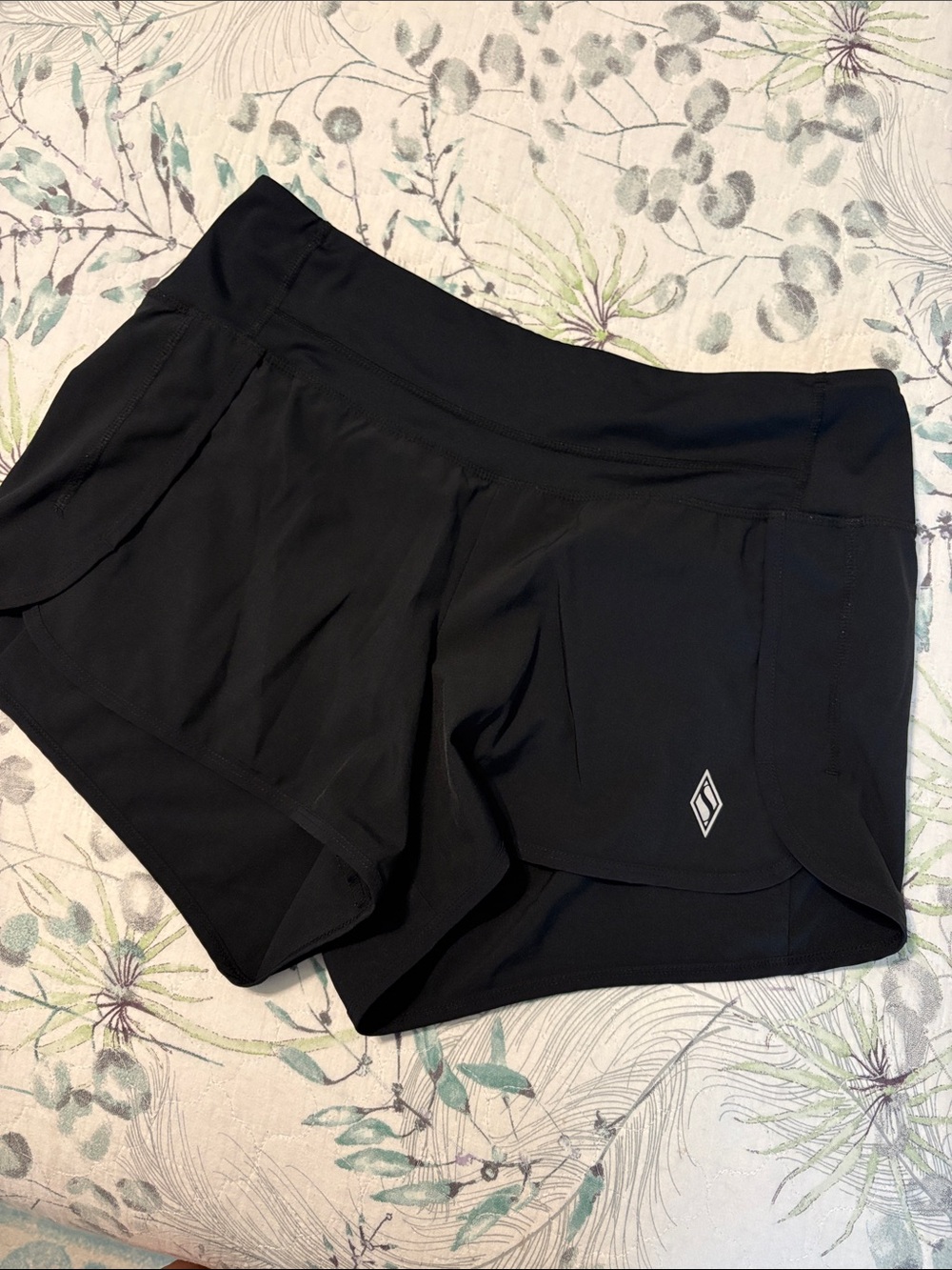 Skechers Black Athletic Running Shorts